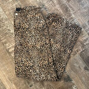 asos leopard jeans.